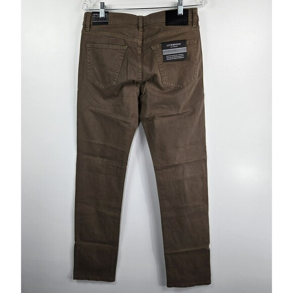 Liverpool Men's Size 30x34 Cub Brown Relaxed Straight Jeans NWT - Picture 7 of 9